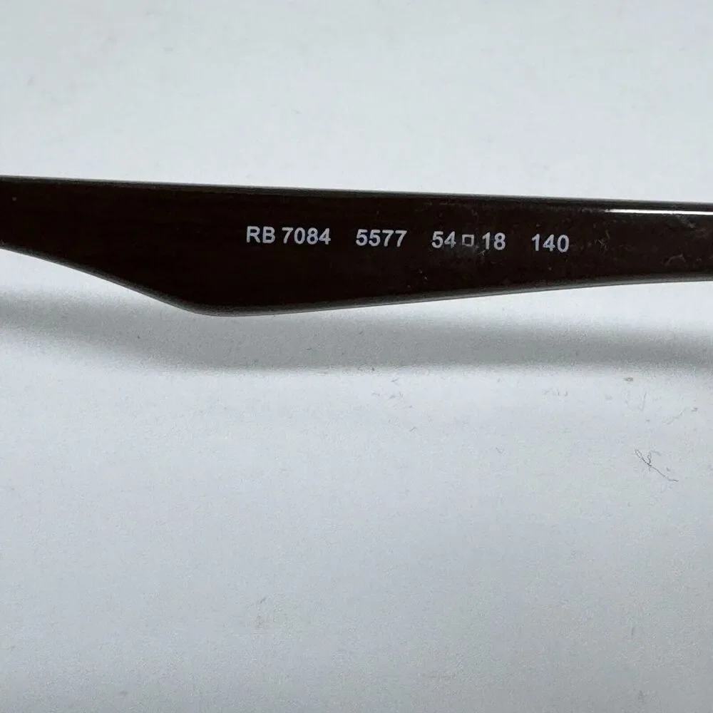 Ray-Ban Havana Brown Optical RB7084 5577 54-18-145 Eyeglasses Frames‎ H15646